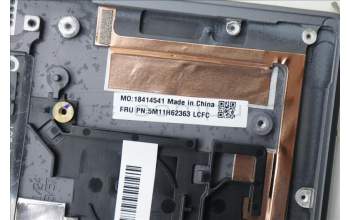 Lenovo 5M11H62363 MECH_ASM BL KB GY FPR WW 058 FRA SRX