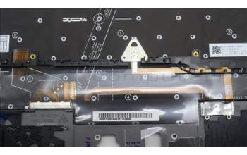 Lenovo 5M11H62404 C-Cover with keyboard, Estonian, Grey, Backlight, FingerPrint, WWAN, UK