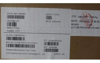 Lenovo 5M11H62582 C-Cover with keyboard, Arabic, Black, Backlight, US