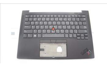 Lenovo 5M11H62582 C-Cover with keyboard, Arabic, Black, Backlight, US