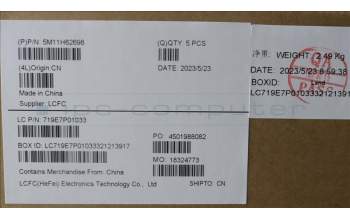 Lenovo 5M11H62698 MECH_ASM BL KB BK FPR SPA SRX