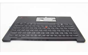 Lenovo 5M11H62767 C-Cover with keyboard, USA English, Black, Backlight, Fingerprint, WWAN, US