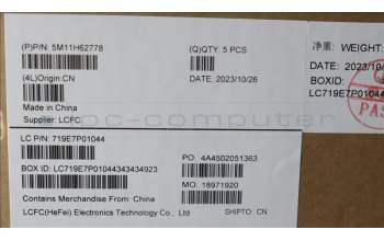 Lenovo 5M11H62778 MECH_ASM BL KB BK FPR WW FRA/ENG SRX