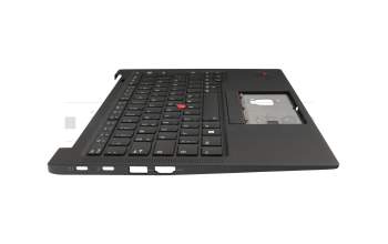 5M11H62782 original Lenovo keyboard incl. topcase DE (german) black/black with backlight and mouse-stick