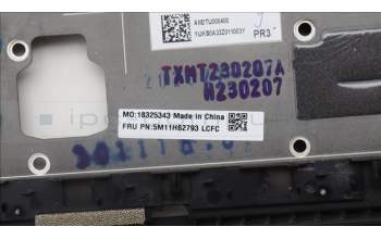 Lenovo 5M11H62793 C-Cover with keyboard, Hungarian, Black, Backlight, Fingerprint, WWAN, UK