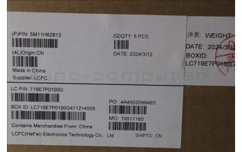 Lenovo 5M11H62813 MECH_ASM BL KB BK FPR WW KOR CHY