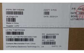 Lenovo 5M11H62846 MECH_ASM BL KB BK FPR WW SWE/FIN CHY