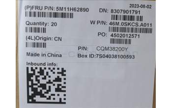 Lenovo 5M11H62890 MECH_ASM FR MECH_ASM C COVER YG Y-WFC SG