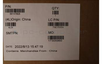 Lenovo 5M11H78628 MECH_ASM 14WUXGA,AG,IR,HPD,GY,MUT/BOE