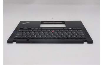 Lenovo 5M11H88992 C-Cover with keyboard, French, Mineral Grey, US