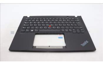 Lenovo 5M11H88998 C-Cover with keyboard, German, Black, UK