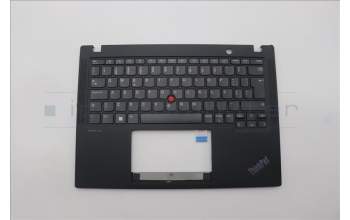 Lenovo 5M11H94320 C-Cover with keyboard, Portuguese, Black, UK