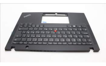 Lenovo 5M11H94332 C-Cover with keyboard, Swedish/Finnish, Black, UK