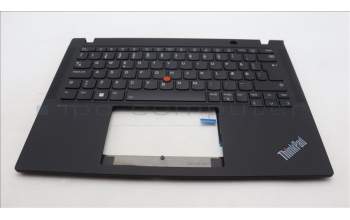 Lenovo 5M11H94376 C-Cover with keyboard, Danish, Black, Backlight, UK