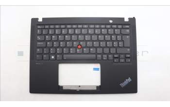 Lenovo 5M11H94403 C-Cover with keyboard, Hungarian, Black, Backlight, UK