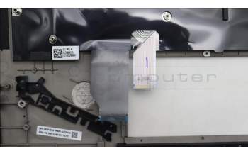 Lenovo 5M11H94412 C-Cover with keyboard, Italian, Black, Backlight, UK