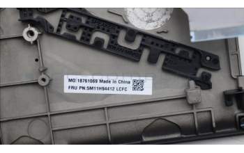 Lenovo 5M11H94412 C-Cover with keyboard, Italian, Black, Backlight, UK