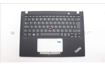Lenovo 5M11H94433 C-Cover with keyboard, Portuguese, Black, Backlight, UK