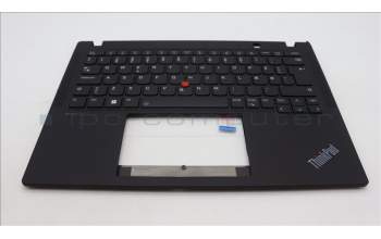 Lenovo 5M11H94490 C-Cover with keyboard, Danish, Black, Backlight, WWAN, UK