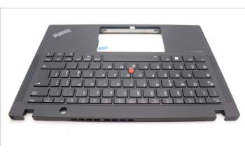 Lenovo 5M11H94526 C-Cover with keyboard, Italian, Black, Backlight, WWAN, UK
