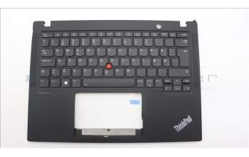Lenovo 5M11H94541 C-Cover with keyboard, Norwegian, Black, Backlight, WWAN, UK