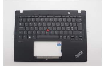 Lenovo 5M11H94544 C-Cover with keyboard, Nordic, Black, Backlight, WWAN, UK
