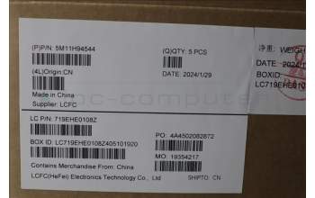 Lenovo 5M11H94544 C-Cover with keyboard, Nordic, Black, Backlight, WWAN, UK