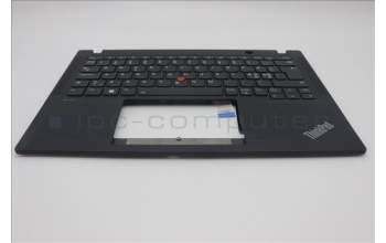 Lenovo 5M11H94544 C-Cover with keyboard, Nordic, Black, Backlight, WWAN, UK