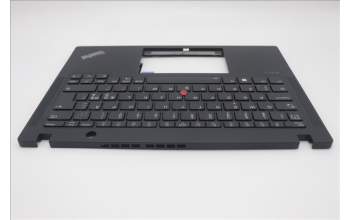 Lenovo 5M11H94544 C-Cover with keyboard, Nordic, Black, Backlight, WWAN, UK