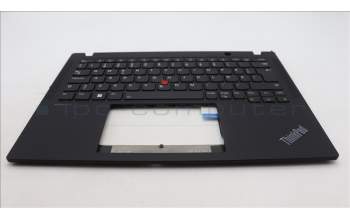 Lenovo 5M11H94558 C-Cover with keyboard,Swedish/Finnish,Black,Backlight,WWAN