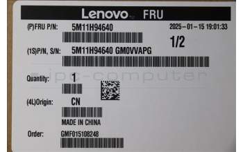 Lenovo 5M11H94640 MECH_ASM BL KB GY AL SPA CHY