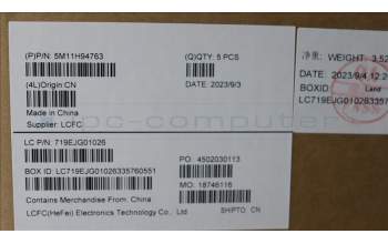 Lenovo 5M11H94763 MECH_ASM FRU KBD CCV SPA (LTN) UK BK