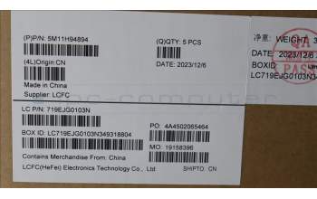 Lenovo 5M11H94894 MECH_ASM FRU KBD CCV RUS BL (CHY) US BK