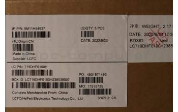 Lenovo 5M11H94937 MECH_ASM GP KBDBZL,HUN,WL,BK/GY,CHY