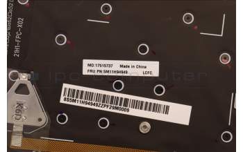 Lenovo 5M11H94949 MECH_ASM GP KBDBZL,SPA,WL,BK/GY,CHY