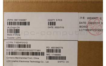 Lenovo 5M11H94967 MECH_ASM GP KBDBZL,EURO ENG,WW,BK/GY,CHY