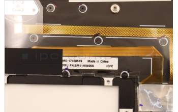 Lenovo 5M11H94968 MECH_ASM GP KBDBZL,FRA,WW,BK/GY,CHY