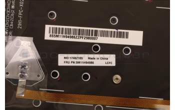 Lenovo 5M11H94986 MECH_ASM GP KBDBZL,SWE/FIN,WW,BK/GY,CHY