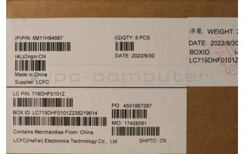 Lenovo 5M11H94987 MECH_ASM GP KBDBZL,SWS,WW,BK/GY,CHY