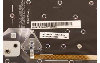 Lenovo 5M11H95003 MECH_ASM GP KBDBZL,EURO ENG,WL,BK/BZ,CHY