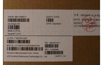 Lenovo 5M11H95013 MECH_ASM GP KBDBZL,JPN,WL,BK/BZ,CHY