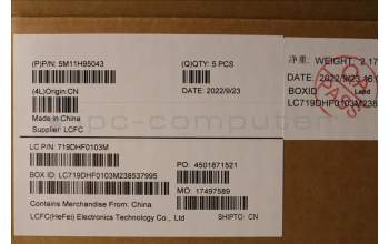 Lenovo 5M11H95043 C-Abdeckung mit Tastatur, Griechisch, Schwarz, Hintergrundbeleuchtung, WWAN