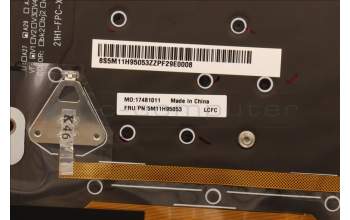 Lenovo 5M11H95053 MECH_ASM GP KBDBZL,NORDIC,WW,BK/BZ,CHY