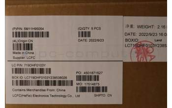 Lenovo 5M11H95054 C-Abdeckung mit Tastatur, Portugiesisch, Schwarz, Hintergrundbeleuchtung, WWAN