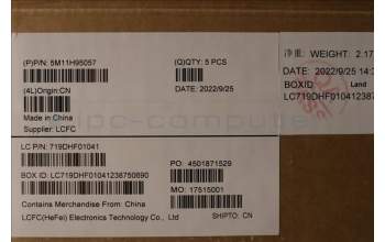 Lenovo 5M11H95057 MECH_ASM GP KBDBZL,SPA,WW,BK/BZ,CHY