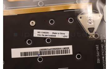 Lenovo 5M11H95058 C-Abdeckung mit Tastatur, Schwedisch/Finnisch, Schwarz, Hintergrundbeleuchtung, WWAN