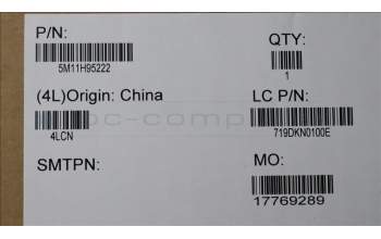 Lenovo 5M11H95222 MECH_ASM 13.3WUXGA,TCH,HybIR,VL,Mut+CSOT
