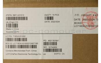 Lenovo 5M11J01013 BASE COVER, WWAN, AL