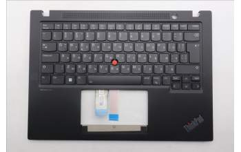 Lenovo 5M11J05860 C-Cover with keyboard, Bulgarian, Black, Backlight, UK