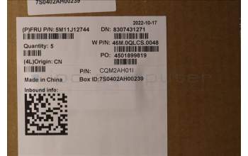 Lenovo 5M11J12744 C-Abdeckung mit Tastatur, Norwegisch, schwarz, WLAN